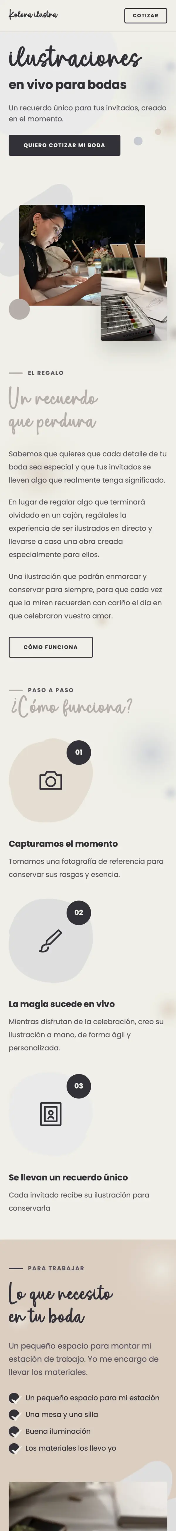 Kolora Ilustra en el celular