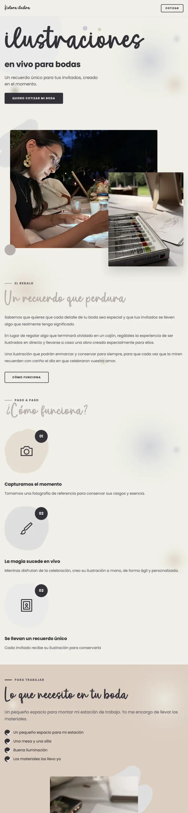 Kolora Ilustra en la tablet